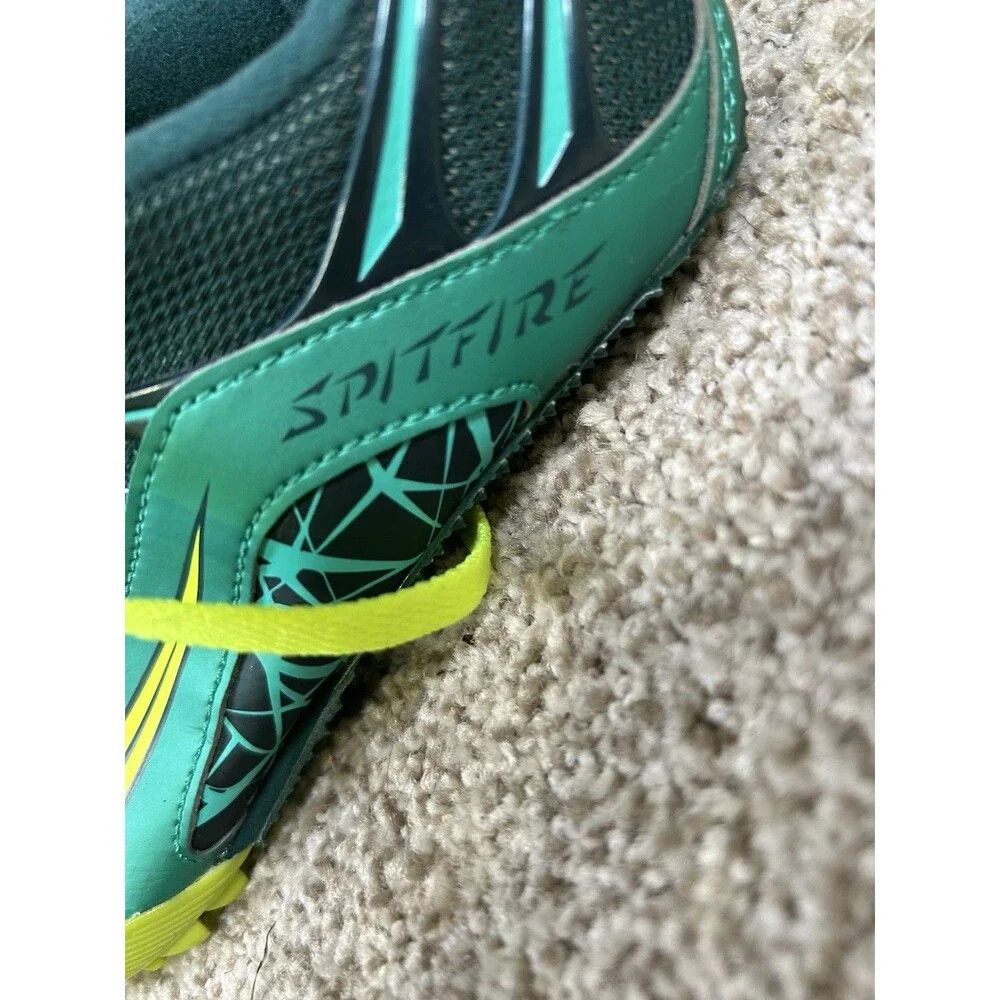 Saucony Spit Fire‎ Track Running Shoes Green Yellow  Womens US Size 9